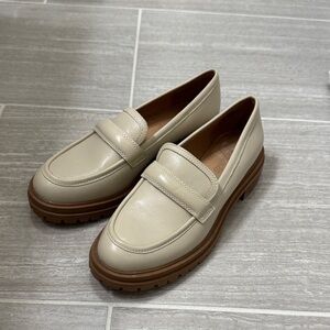 Madewell Cream Loafers
